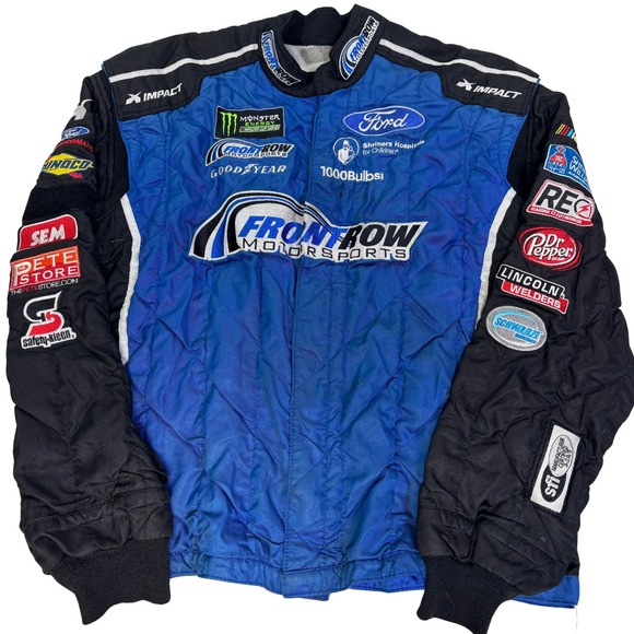 NASCAR Frontrow Motorsports Pre-Owned Impact Fire Suit Jacket Size 46 Chest - Picture 1 of 8